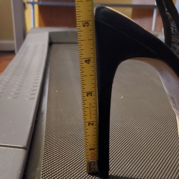 BCBGMaxAzria black sling back heels Pippa Size 7 - Picture 9 of 15